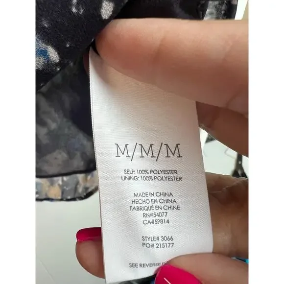 Cabi Women's Starry Night Ruffle Blouse Long Sheer Sleeves Medium - Picture 4 of 12